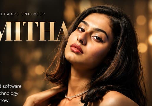 Janmitha, portrait